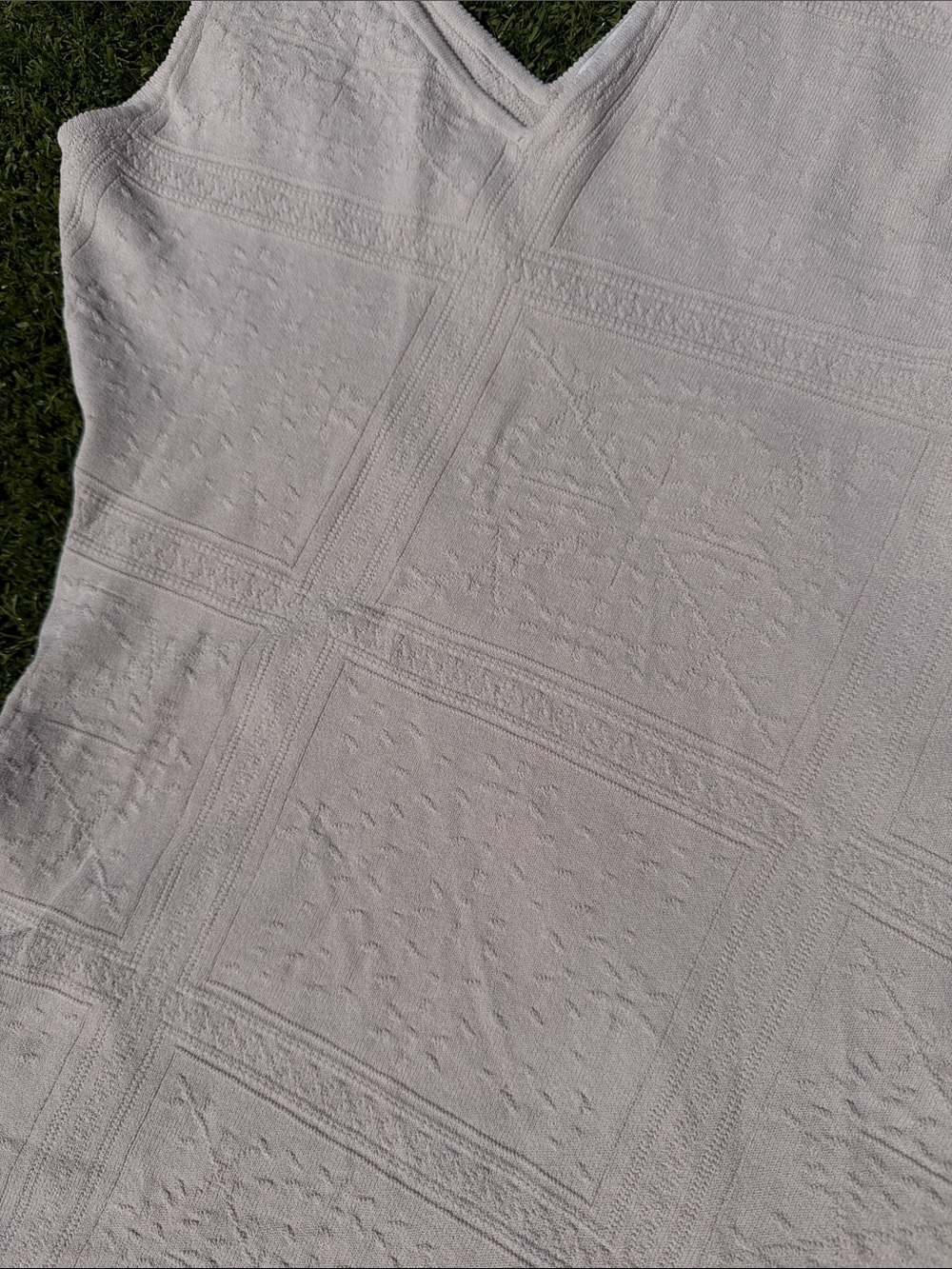 Club Monaco White Asymmetrical V-Neck Dress - Picture 3 of 8